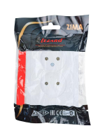 Розетка 2-мест. б/з СП ZIMA IP20 16А ПБТ безвинт. зажим бел. LEZARD 704-0200-128BQC ТехноИмпульс