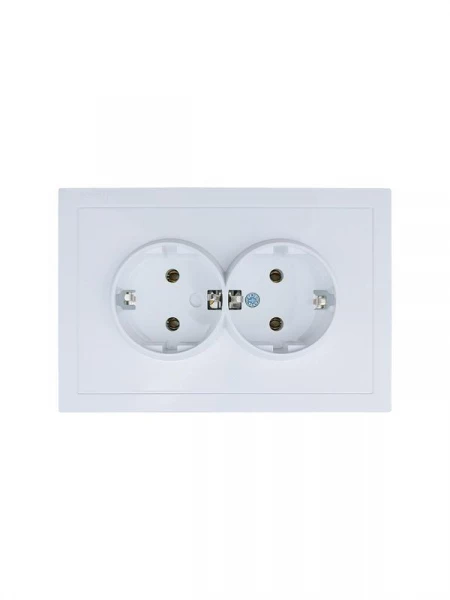 Розетка 2-мест. с/з СП ZIMA IP20 16А ПБТ безвинт. зажим бел. LEZARD 704-0200-127BQC ТехноИмпульс