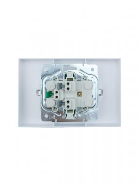 Розетка 2-мест. с/з СП ZIMA IP20 16А ПБТ безвинт. зажим бел. LEZARD 704-0200-127BQC ТехноИмпульс
