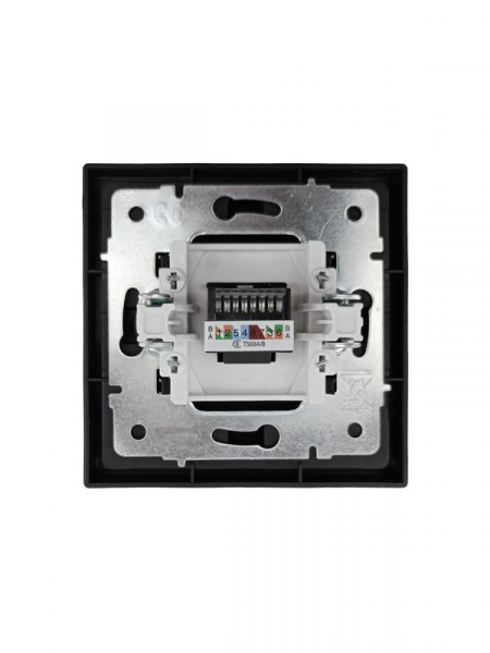 Розетка компьютерная 1-мест. СП ZIMA IP20 черн. бархат LEZARD 704-4288-140 ТехноИмпульс