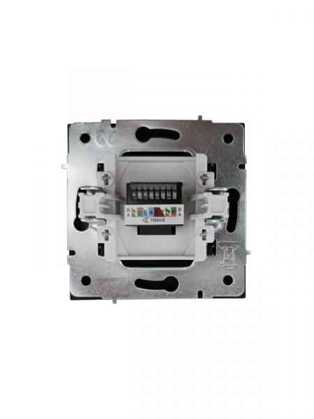 Розетка компьютерная 1-мест. СП ZIMA IP20 черн. бархат LEZARD 704-4288-140 ТехноИмпульс