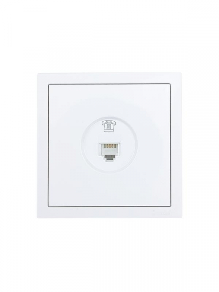 Розетка телефонная евро СП ZIMA IP20 бел. LEZARD 704-0288-137 ТехноИмпульс