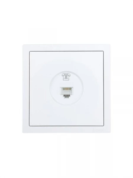 Розетка телефонная евро СП ZIMA IP20 бел. LEZARD 704-0288-137 ТехноИмпульс