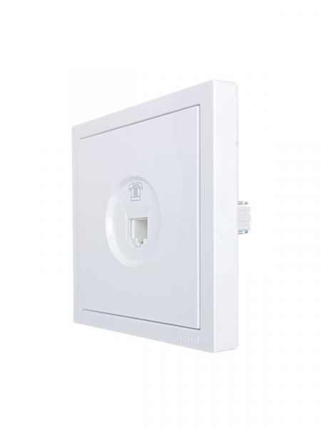 Розетка телефонная евро СП ZIMA IP20 бел. LEZARD 704-0288-137 ТехноИмпульс