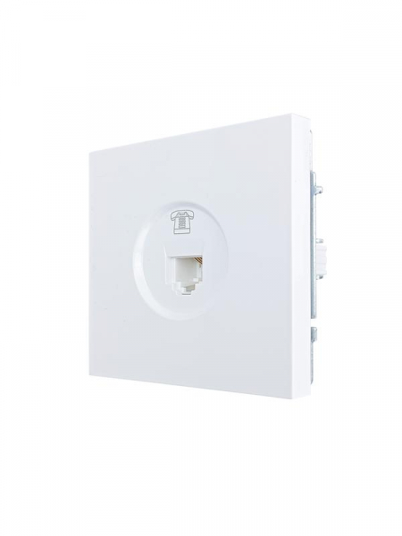 Розетка телефонная евро СП ZIMA IP20 бел. LEZARD 704-0288-137 ТехноИмпульс