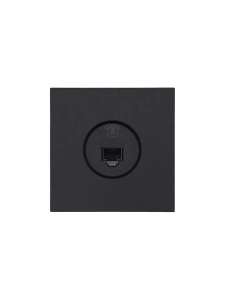 Розетка телефонная евро СП ZIMA IP20 черн. бархат LEZARD 704-4288-137 ТехноИмпульс