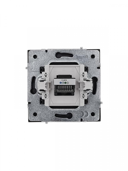 Розетка телефонная евро СП ZIMA IP20 черн. бархат LEZARD 704-4288-137 ТехноИмпульс