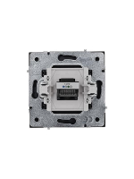 Розетка телефонная евро СП ZIMA IP20 черн. бархат LEZARD 704-4288-137 ТехноИмпульс