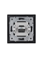 Розетка телефонная евро СП ZIMA IP20 черн. бархат LEZARD 704-4288-137 ТехноИмпульс