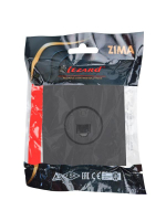 Розетка телефонная евро СП ZIMA IP20 черн. бархат LEZARD 704-4288-137 ТехноИмпульс