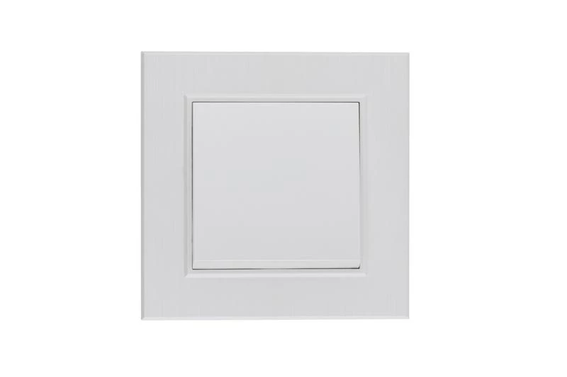 Выключатель 1-клав. Karea LINE STAR жемчуж. Makel 86100001 ТехноИмпульс