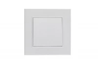 Выключатель 1-клав. Karea LINE STAR жемчуж. Makel 86100001 ТехноИмпульс