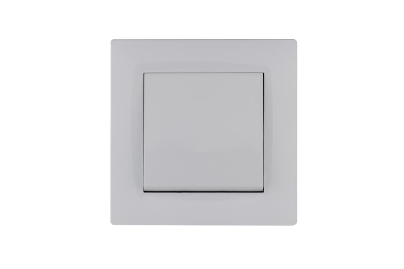 Выключатель 1-клав. Karea RIZZ бел. Makel 88001001 ТехноИмпульс