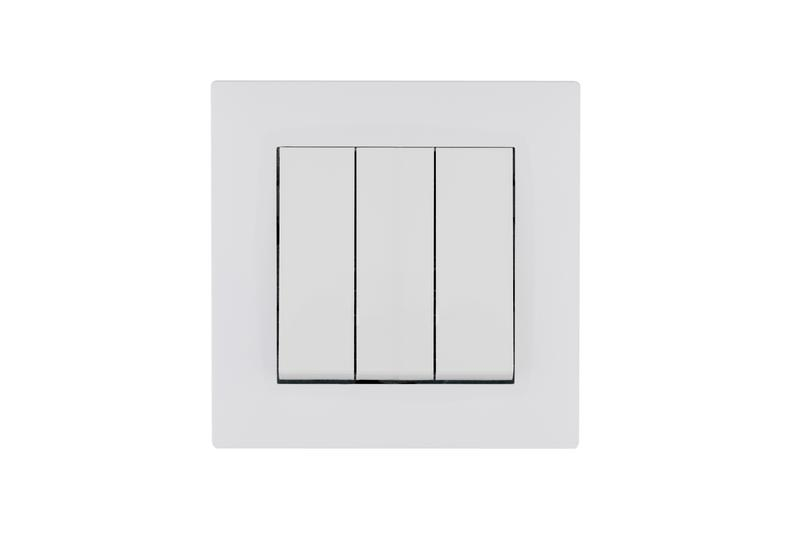 Выключатель 3-клав. 1 вход 3 выхода Karea RIZZ бел. Makel 88001091 ТехноИмпульс