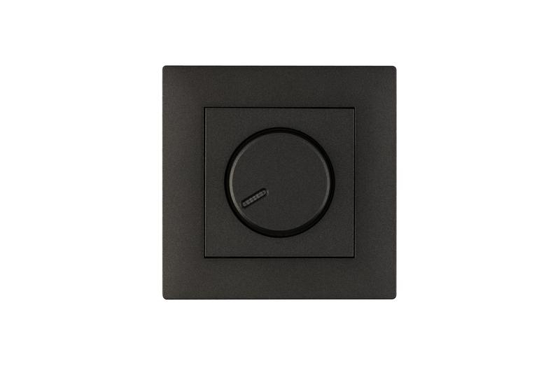 Розетка 1-м Karea RIZZ STAR без заземл. дым. металлик Makel 88050022 ТехноИмпульс