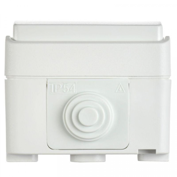 Выключатель проходной 1-кл. ОП Форс IP54 ВС20-1-1-ФБ с индикацией бел. IEK EVS11-K01-10-54-DC ТехноИмпульс