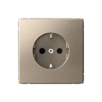 Розетка ArtGallery 16А с заземл. со шторками быстрозажим. клем. механизм шампань SE GAL000545S ТехноИмпульс