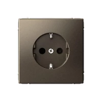 Розетка ArtGallery 16А с заземл. со шторками быстрозажим. клем. механизм мокко SE GAL000645S ТехноИмпульс