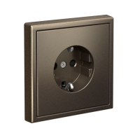 Розетка ArtGallery 16А с заземл. со шторками быстрозажим. клем. механизм мокко SE GAL000645S ТехноИмпульс