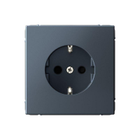 Розетка ArtGallery 16А с заземл. со шторками быстрозажим. клем. механизм грифель SE GAL000745S ТехноИмпульс