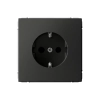 Розетка ArtGallery 16А с заземл. со шторками быстрозажим. клем. механизм базальт SE GAL001445S ТехноИмпульс