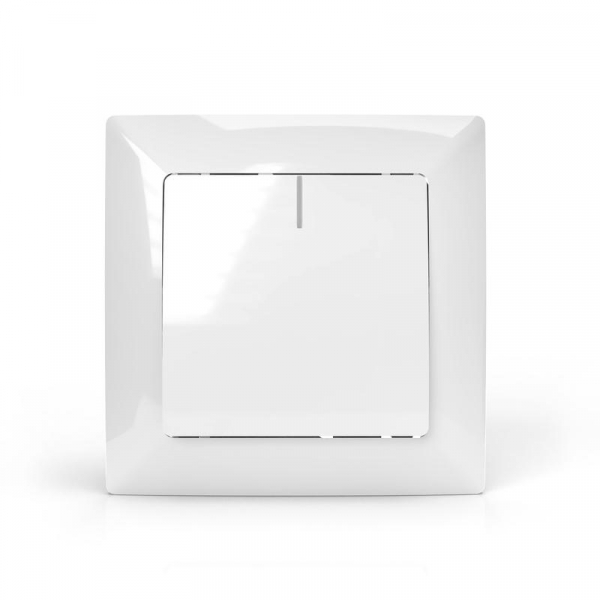 Выключатель 1-кл. СП AVA 10А IP20 с индикатором в сборе бел. TOKOV LIGHT TKL-AV-V1IF-C01 ТехноИмпульс