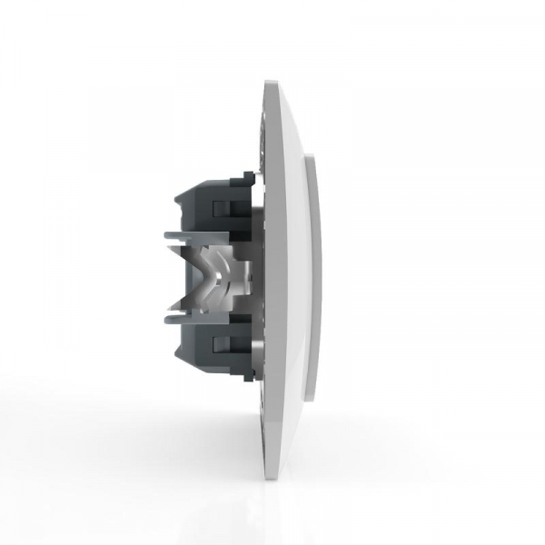 Выключатель 2-кл. СП AVA 10А IP20 с индикатором в сборе бел. TOKOV LIGHT TKL-AV-V2IF-C01 ТехноИмпульс