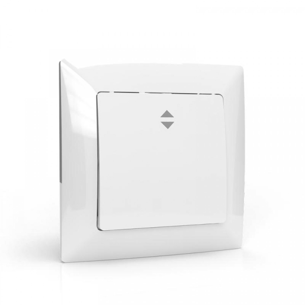 Переключатель проходной 1-кл. СП AVA 10А IP20 в сборе бел. TOKOV LIGHTTKL-AV-P1F-C01 ТехноИмпульс