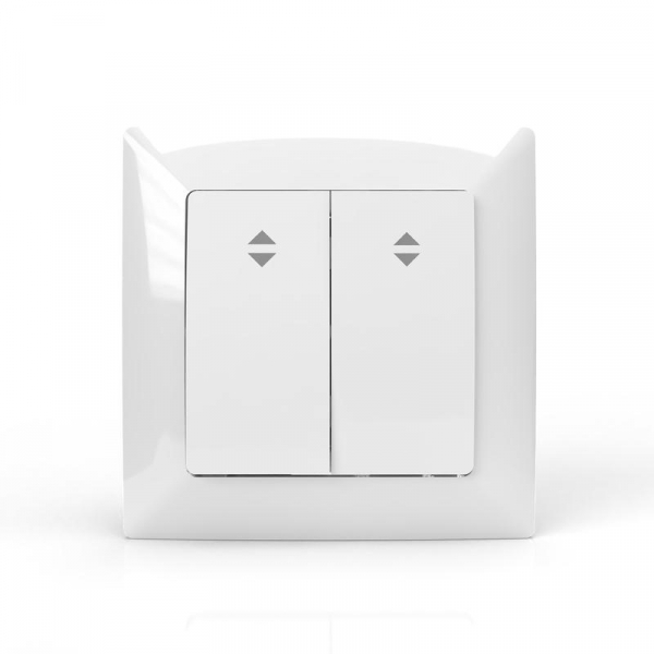 Переключатель проходной 2-кл. СП AVA 10А IP20 в сборе бел. TOKOV LIGHTTKL-AV-P2F-C01 ТехноИмпульс