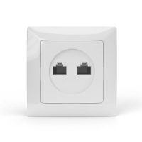 Розетка компьютерная 2-м СП AVA в сборе бел. TOKOV LIGHT TKL-AV-RC2-C01 ТехноИмпульс