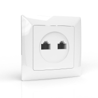 Розетка компьютерная 2-м СП AVA в сборе бел. TOKOV LIGHT TKL-AV-RC2-C01 ТехноИмпульс