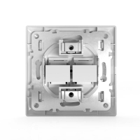 Розетка компьютерная 2-м СП AVA в сборе бел. TOKOV LIGHT TKL-AV-RC2-C01 ТехноИмпульс