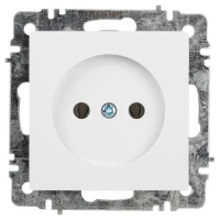 Розетка 1-м СП Accent 6-201-01 16А IP20 250В 2Р AL/CU бел. Intro Б0063653 ТехноИмпульс