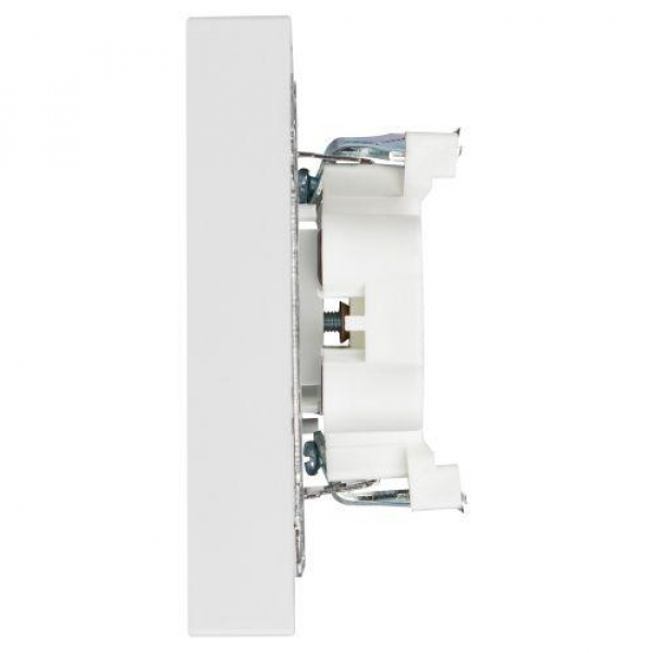 Розетка 2-м СП Accent 6-204-01 16А IP20 250В 2P AL/CU бел. Intro Б0063447 ТехноИмпульс