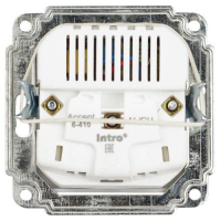 Розетка 1-м СП Accent 6-410-01 16А IP20 250В P+E Schuko защ. шторки + 2хUSB бел. Intro Б0063689 ТехноИмпульс