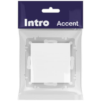 Выключатель 1-кл. СП Accent 6-101-01М 10А IP20 250В AL/CU бел. матов. Intro Б0063468 ТехноИмпульс