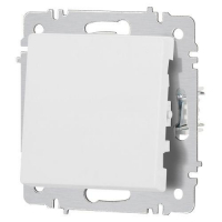 Выключатель 1-кл. СП Accent 6-101-01М 10А IP20 250В AL/CU бел. матов. Intro Б0063468 ТехноИмпульс