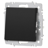 Выключатель 1-кл. СП Accent 6-101-05 10А IP20 250В AL/CU антрацит Intro Б0063458 ТехноИмпульс