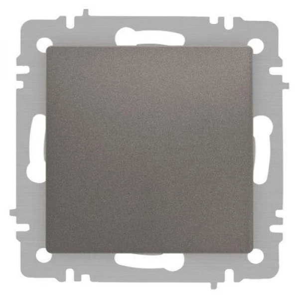 Выключатель 1-кл. СП Accent 6-101-09 10А IP20 250В AL/CU титан Intro Б0063440 ТехноИмпульс