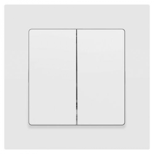 Выключатель 2-кл. СП Accent 6-104-01М 10А IP20 250В AL/CU бел. матов. Intro Б0063456 ТехноИмпульс