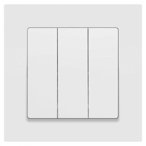 Выключатель 3-кл. СП Accent 6-106-01М 10А IP20 250В AL/CU бел. матов. Intro Б0063532 ТехноИмпульс