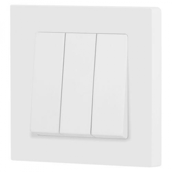 Выключатель 3-кл. СП Accent 6-106-01М 10А IP20 250В AL/CU бел. матов. Intro Б0063532 ТехноИмпульс