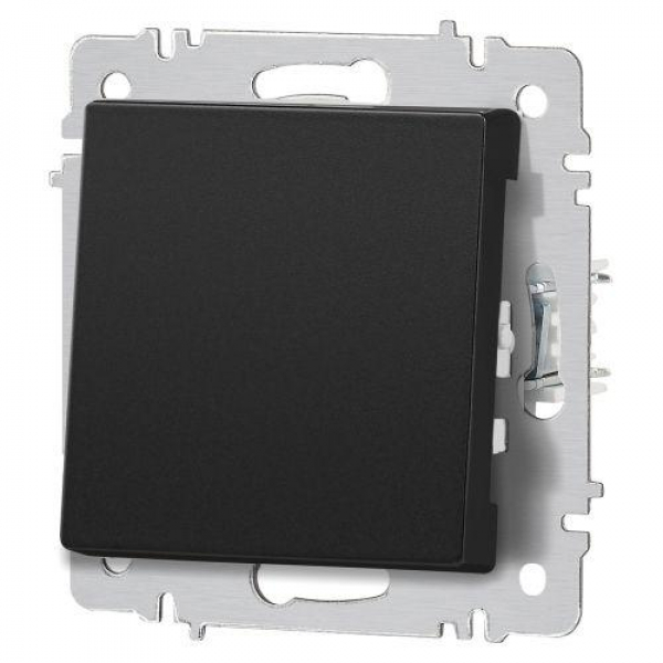 Переключатель 1-кл. СП Accent 6-103-05 10А IP20 250В AL/CU антрацит Intro Б0063470 ТехноИмпульс