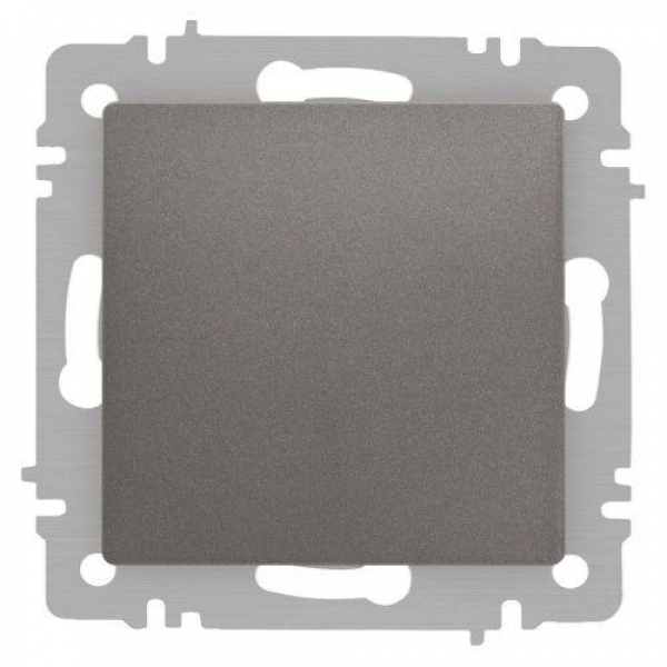 Переключатель 1-кл. СП Accent 6-103-09 10А IP20 250В AL/CU титан Intro Б0063451 ТехноИмпульс