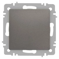 Переключатель 1-кл. СП Accent 6-103-09 10А IP20 250В AL/CU титан Intro Б0063451 ТехноИмпульс