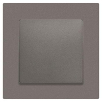 Переключатель 1-кл. СП Accent 6-103-09 10А IP20 250В AL/CU титан Intro Б0063451 ТехноИмпульс