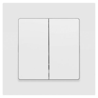 Переключатель 2-кл. СП Accent 6-107-01М 10А IP20 250В AL/CU бел. матов. Intro Б0063556 ТехноИмпульс