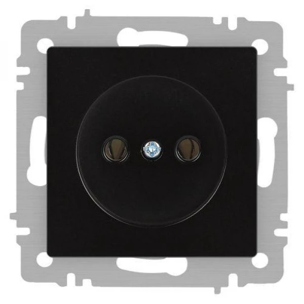 Розетка 1-м СП Accent 6-201-05 16А IP20 250В 2P антрацит Intro Б0063665 ТехноИмпульс