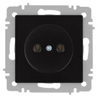 Розетка 1-м СП Accent 6-201-05 16А IP20 250В 2P антрацит Intro Б0063665 ТехноИмпульс