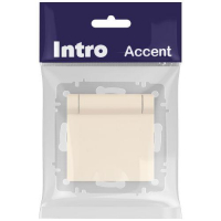 Розетка 1-м СП Accent 6-203-02 16А IP20 250В 2P+E Schuko с крышкой сл.кость Intro Б0063716 ТехноИмпульс